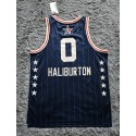 0 Haliburton 2024 East All star game Trikot Marineblau