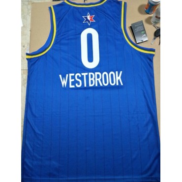 0 Westbrook 2020 All star game Trikot Blau