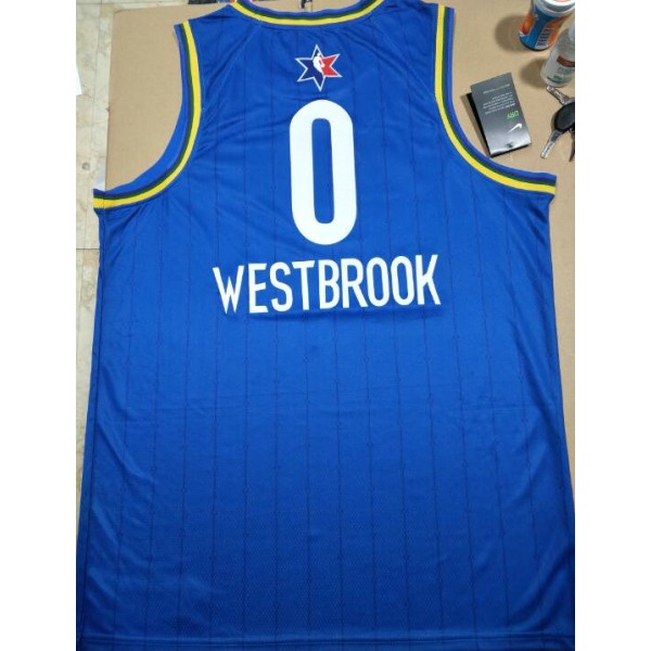 0 Westbrook 2020 All star game Trikot Blau