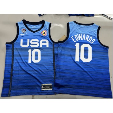 10 Edwards 2023 USA Dream Trikot Blau