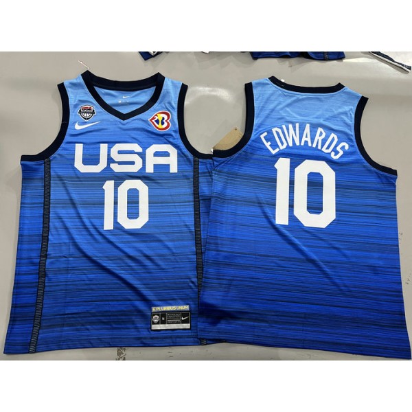 10 Edwards 2023 USA Dream Trikot Blau