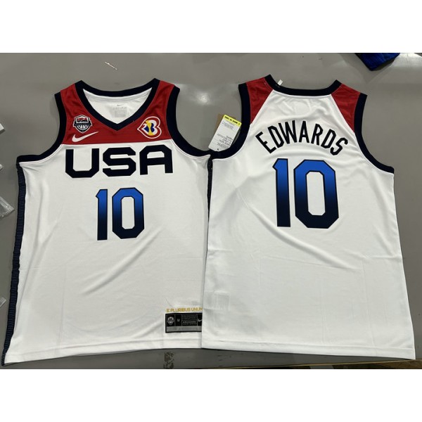 10 Edwards 2023 USA Dream Trikot Weiß