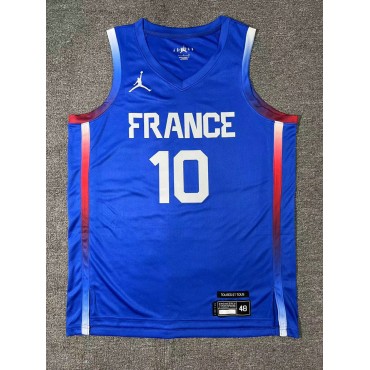 10 Fournier France Olympics Limited Road Trikot Blau