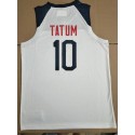 10 Tatum 2019 USA FIBA Basketball world cup Trikot Weiß