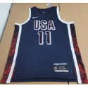 11 Embiid 2024 USA Team Trikot Marineblau stripe