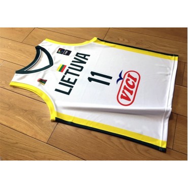 11 Sabonis 2019 FIBA Basketball World Cup Lithuania Team Trikot