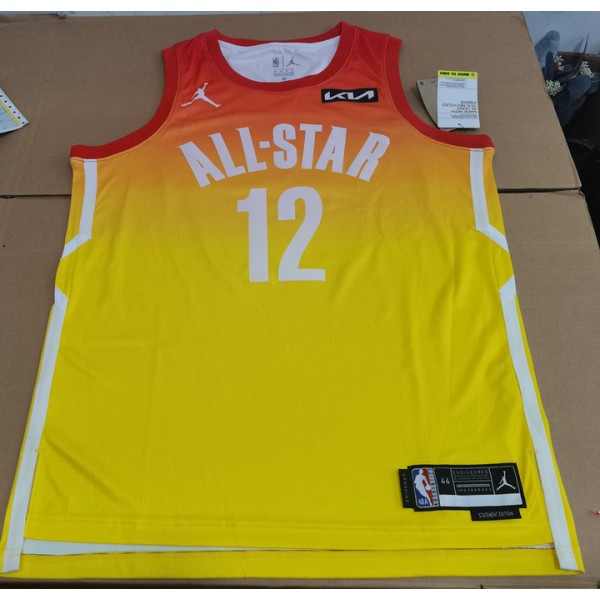 12 Morant 2023 NBA All star games Trikot Gelb