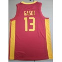 13 Gasol Spanien FIBA Basketball world cup Trikot Rot