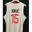 15 Jokic Serbien Fiba Trikot Weiß