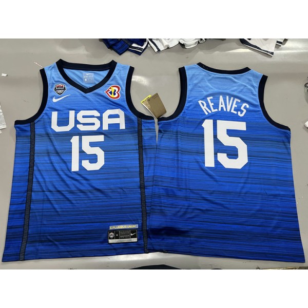 15 Reaves 2023 USA Trikot Blau