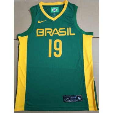 19 Barbosa 2019 Brasilien fiba Trikot Grün