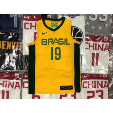 19 Barbosa 2019 Brasilien fiba Trikot Gelb