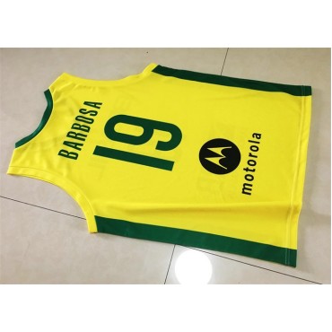 19 Leandro Barbosa Brasilien Team 2019 FIBA Basketball World Cup Gelb Trikot