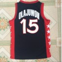 1996 Olajuwon 15 Atlanta Olympique Trikot Blau