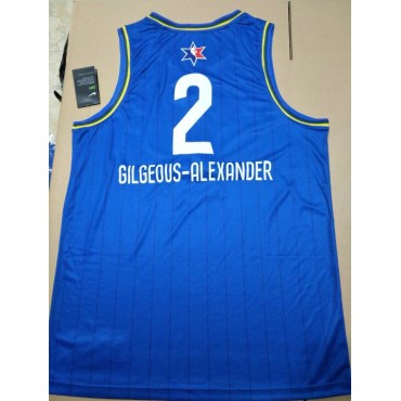 2 Gilgeous-Alexander 2020 All star game Trikot Blau