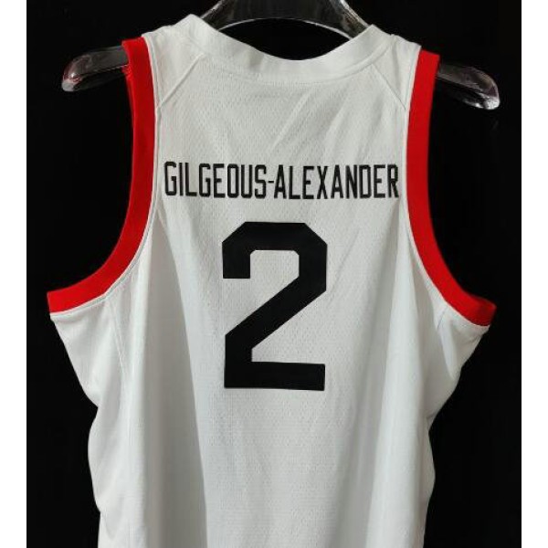 2 Gilgeous-Alexander Canada Basketball 2024 Summer Limited Swingman Trikot Weiß