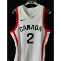 2 Gilgeous-Alexander Canada Basketball 2024 Summer Limited Swingman Trikot Weiß