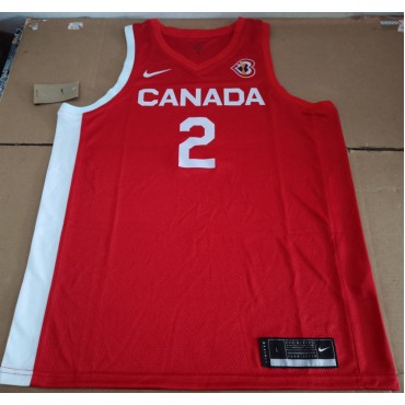 2 Gilgeous-Alexander Canada Team 2023 Trikot Rot