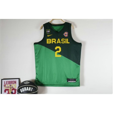 2 YAGO Brasilien 2023 FIBA Trikot Grün