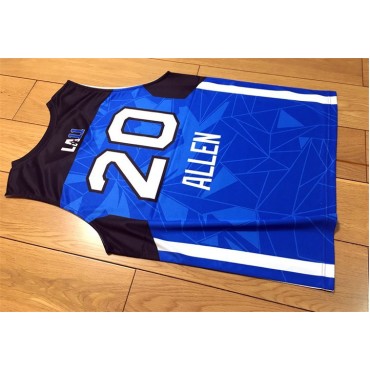 20 Ray Allen 2011 NBA All Star The East Swingman Trikot Blau