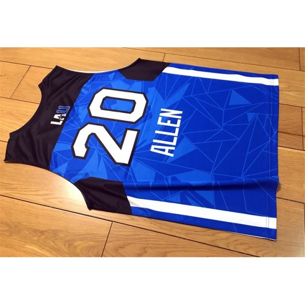 20 Ray Allen 2011 NBA All Star The East Swingman Trikot Blau