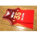 2012 NBA All Star West Kevin Durant 35 Rot Trikot