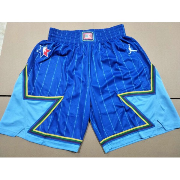 2020 All star game shorts Blau