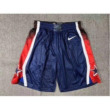 2024 USA Team shorts Marineblau stripe