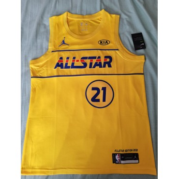 21 Embiid 2021 All star game Trikot Gelb