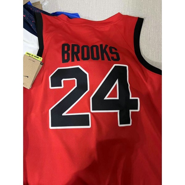 24 Brooks Canada Basketball 2024 Summer Limited Swingman Trikot Rot