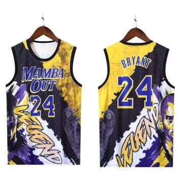 24 Kobe Bryant Hip hop basketball Trikot