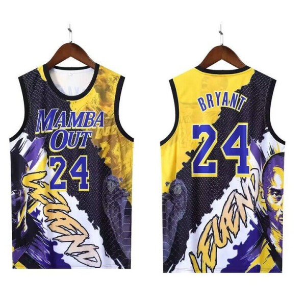 24 Kobe Bryant Hip hop basketball Trikot