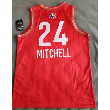 24 Mitchell 2020 All star game Trikot Rot