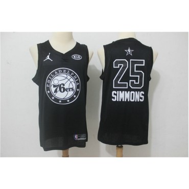 25 Ben Simmons 2018 all stars game Trikot Schwarz