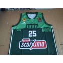 25 NUNN Panathinaikos Athens Basketball Trikot Grün