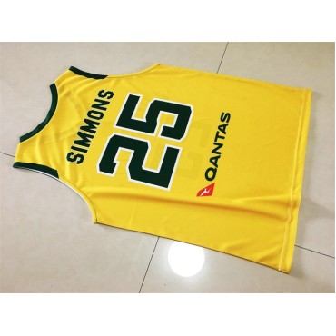 25 Simmons 2019 FIBA World Cup Australien Team Trikot Gelb