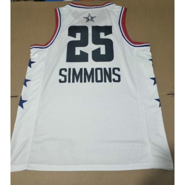 25 Simmons 2019 all star Trikot Weiß