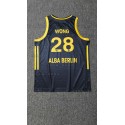 28 Wong Alba Berlin Dunkelblau Basketball Trikot