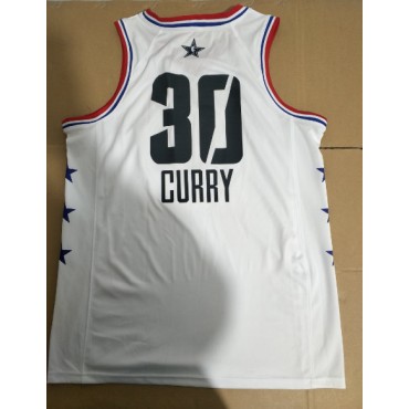 30 Curry 2019 All stars game Trikot Weiß