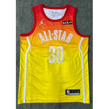 30 Curry 2023 Nba all stars game Team Giannis Trikot Gelb