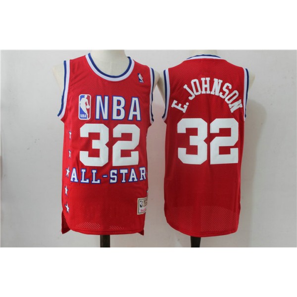 32 E.Johnson all star Trikot Rot