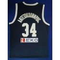 34 Antetokounmpog 2019 Griechenland Fiba Trikot Marineblau