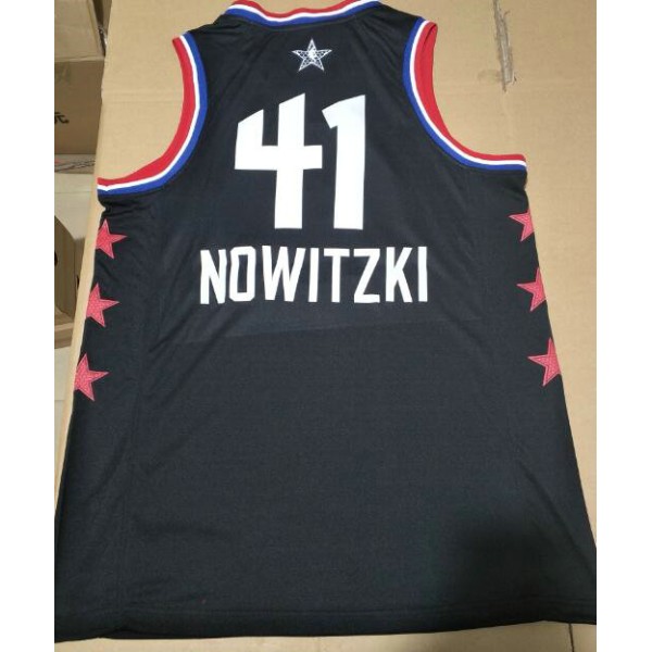 41 Nowitzki 2019 All star game Trikot Schwarz