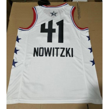 41 Nowitzki 2019 all star game Trikot Weiß