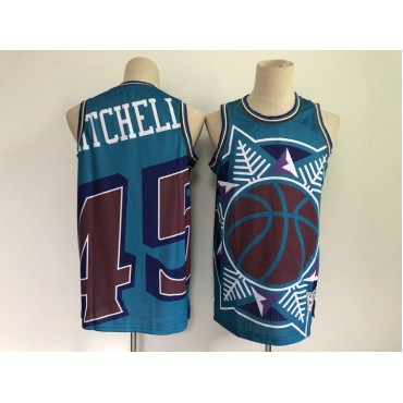 45 Mitchell Jazz Herren Big Face HWC Trikot