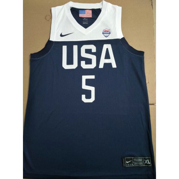 5 Mitchell 2019 fiba Trikot Blau