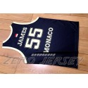 55 Mike James Monaco Fedcom Basketball Trikot Schwarz