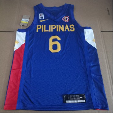 6 Clarkson Philippinen 2023 FIBA Trikot Blau