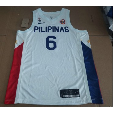 6 Clarkson Philippinen 2023 FIBA Trikot Weiß