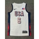 6 James 2024 USA Team Trikot Weiß stripe